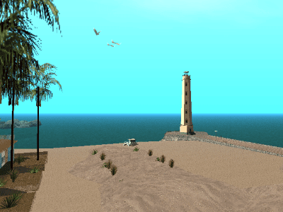 Beach lighthouse