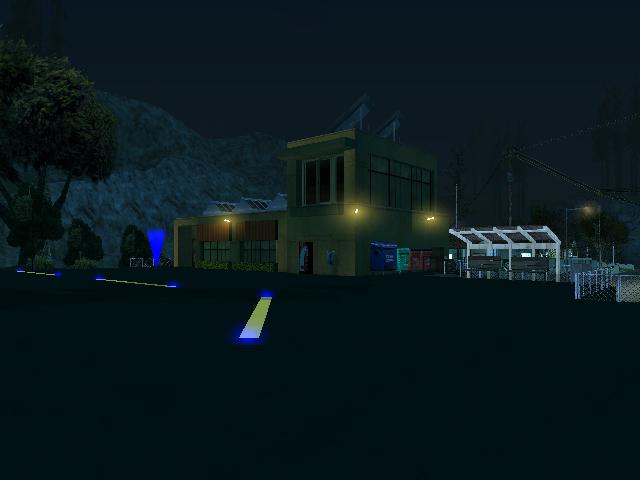 Building at night Building at night