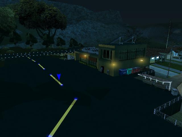 Building at night Building at night