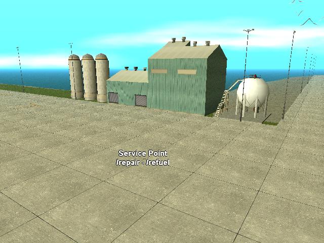 Airport service point