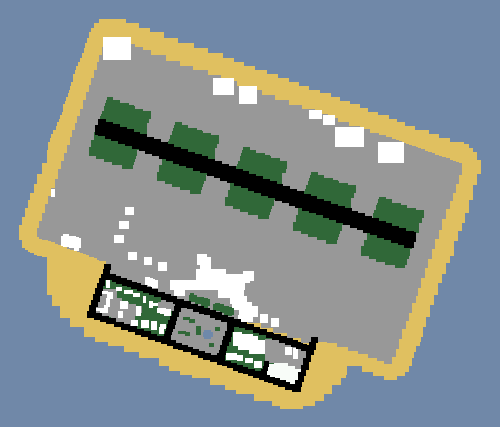 CATA island map